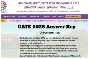 GATE 2026 Answer Key Update - Answer Key Likely Annonced by Feb 28 at gate2026.iitr.ac.in in Education category
