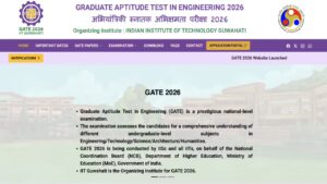 GATE 2026 Exam Begins from 7 February : Check Official Details at gate 2026 gate2026.iitg.ac.in in Education category