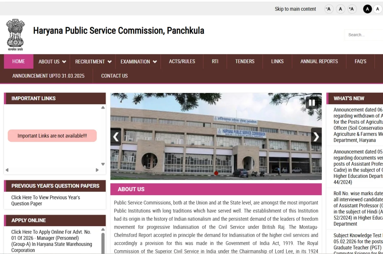 HCS Recruitment 2026 Notification Released -102 Civil Services Posts hpsc.gov.in - Times Bull