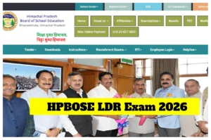 HPBOSE LDR Exam 2026 - 97 Applications Rejected; Check Final List for Feb 22 Test in Education category