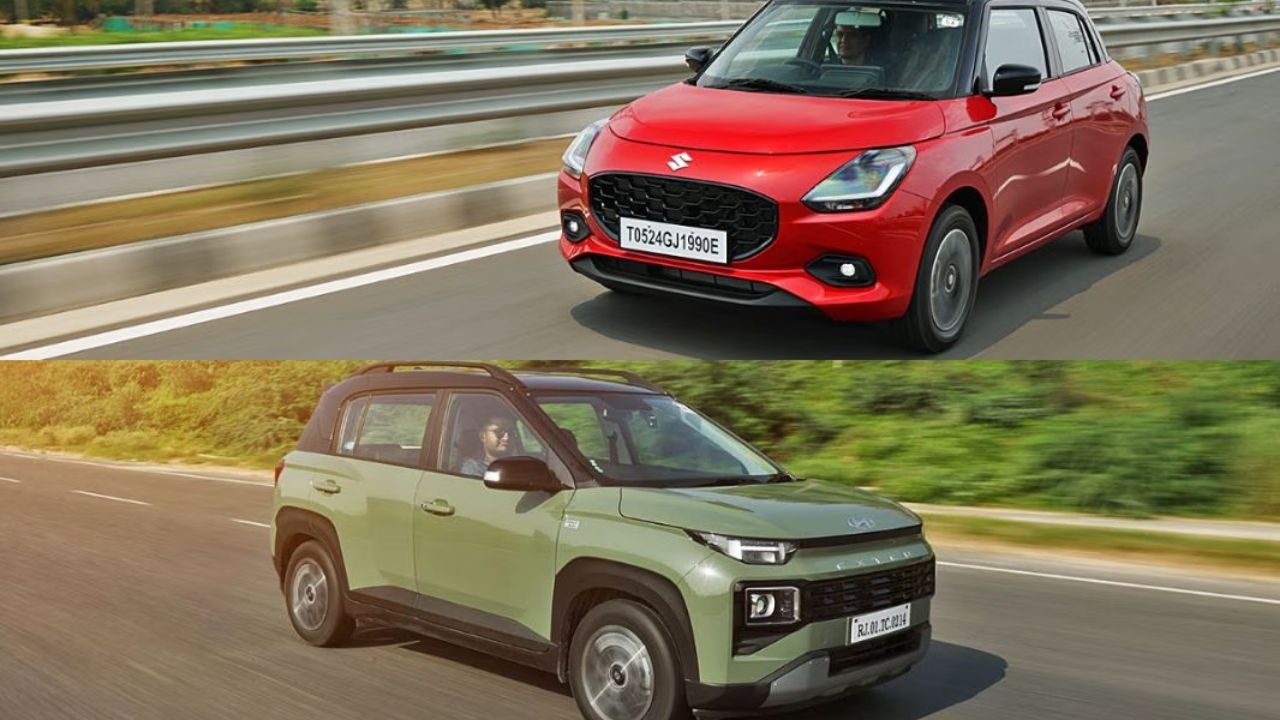 Hyundai Exter Vs Maruti Suzuki Dzire