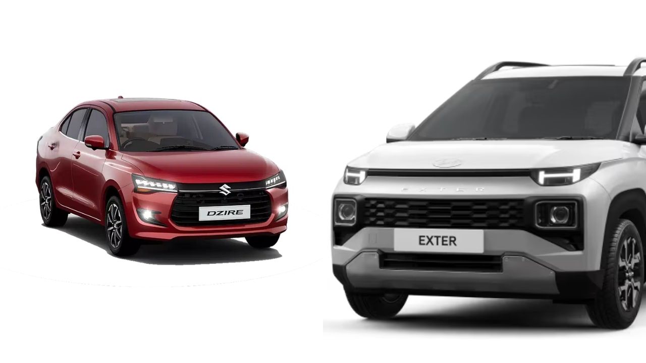 Hyundai Exter Vs Maruti Suzuki Dzire (2)