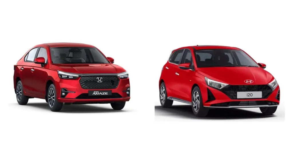 Hyundai i20 vs Honda Amaze – Which Is Perfect, Premium hatchback or practical sedan