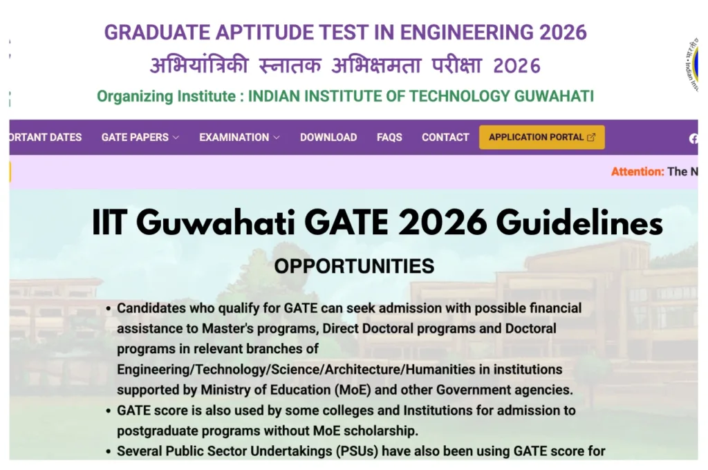 GATE 2026 Exam Guidelines – MCQ, MSQ and NAT Marking Scheme Explained, Section-wise Analysis
