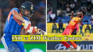 IND vs ZIM Weather Update