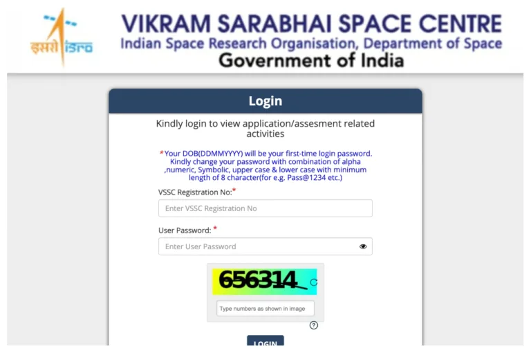 ISRO Admit Card 2026 Declared – Direct Link to Download Hall Ticket at vssc.gov.in