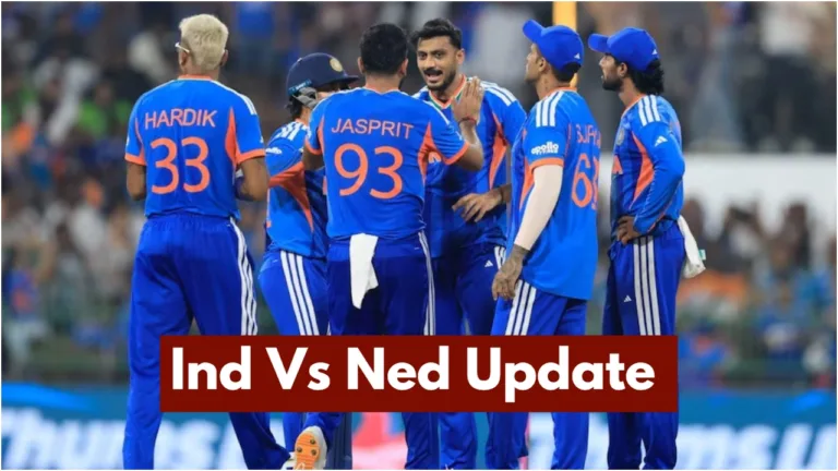 Ind Vs Ned