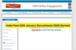 India Post GDS January Recruitment 2026 Started