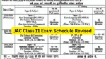 JAC Class 11 Exam Schedule Revised