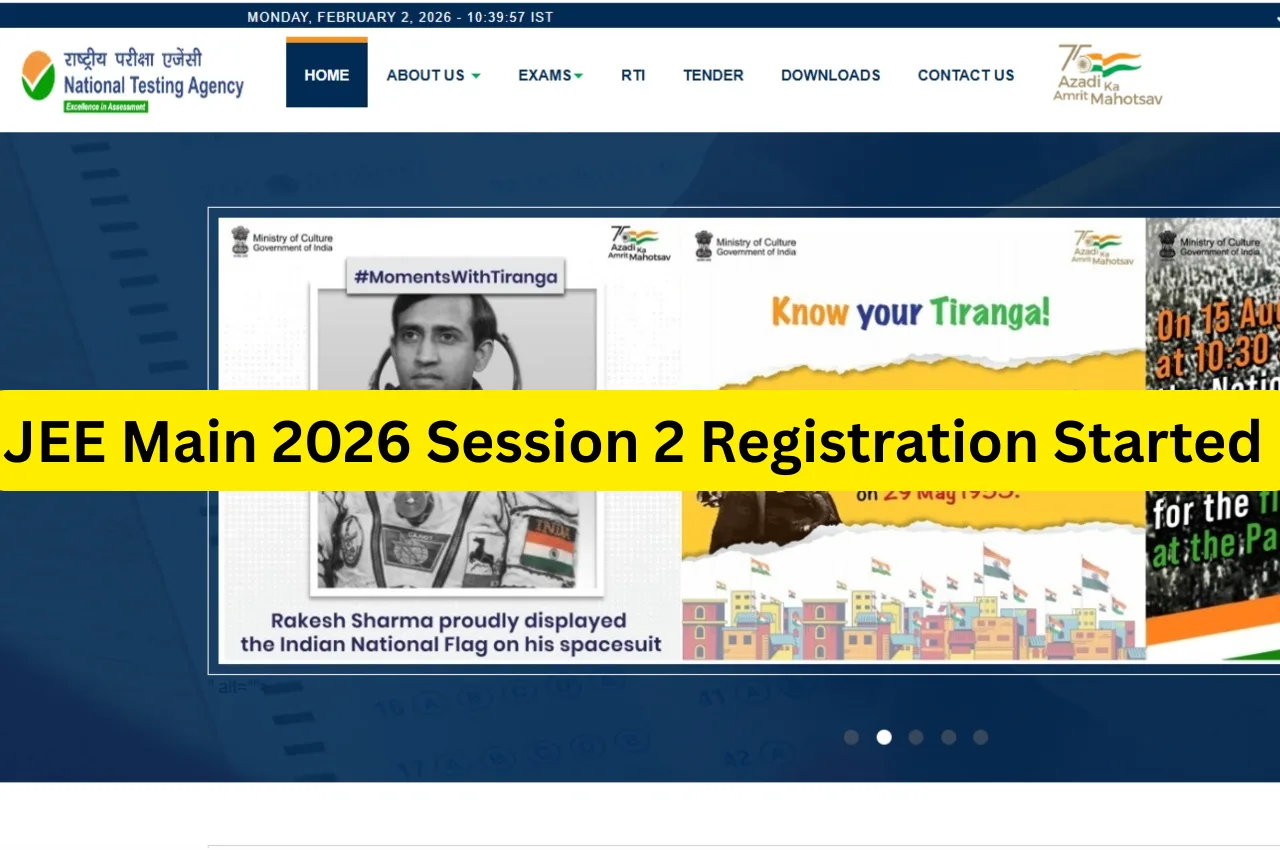 JEE Main 2026 Session 2 Registration Started