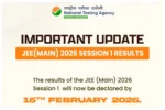 JEE Mains Result 2026