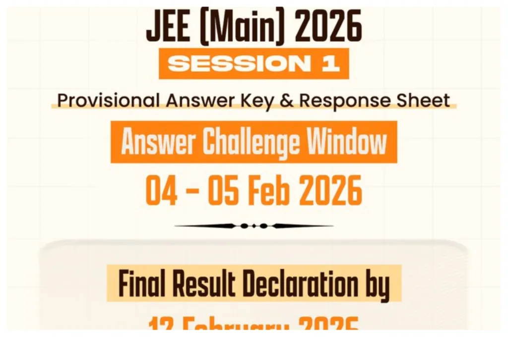 JEE Main Result 2026 Live – How to Get Scorecard at jeemain.nta.nic.in, Score Announced Likely by Feb 12
