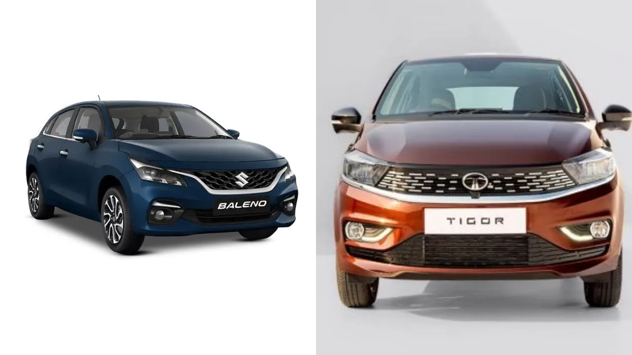 Maruti Baleno Vs Tata Tigor (1)