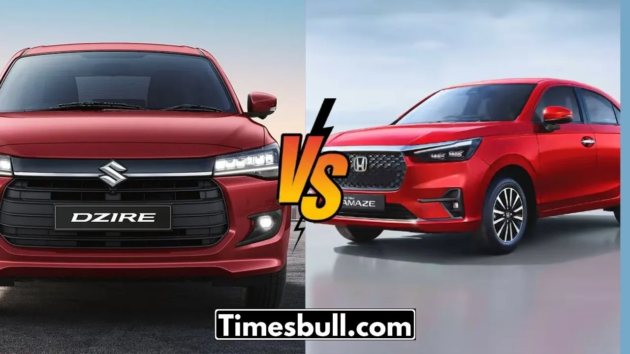 Maruti Suzuki Dzire & Honda Amaze Price 2026