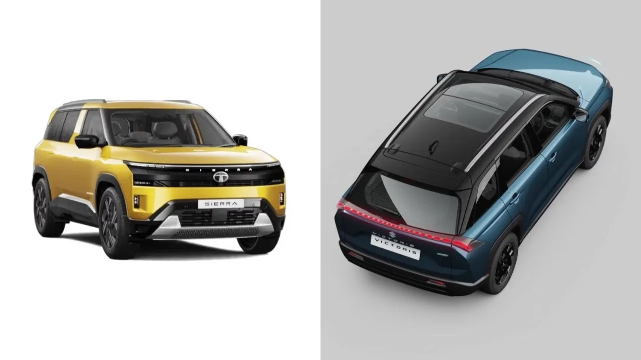 Maruti Suzuki Victoris Vs Tata Sierra (2)