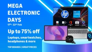Amazon Mega Electronic Days Sale—Laptops, Headphones & Other Products Up to 75% Off Until 22 Feb 2026 in Gadgets category
