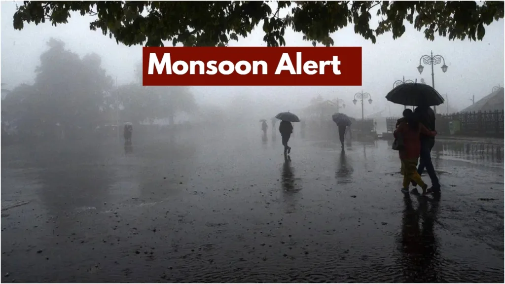 Monsoon Update – Heavy Rainfall Warning in 7 States for 2 Days, Stormy Winds Expected