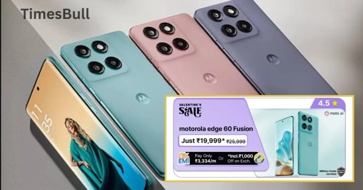 Motorola Edge 60 Fusion With Fast Charging Now Cheaper At Rs 3000, See Price!