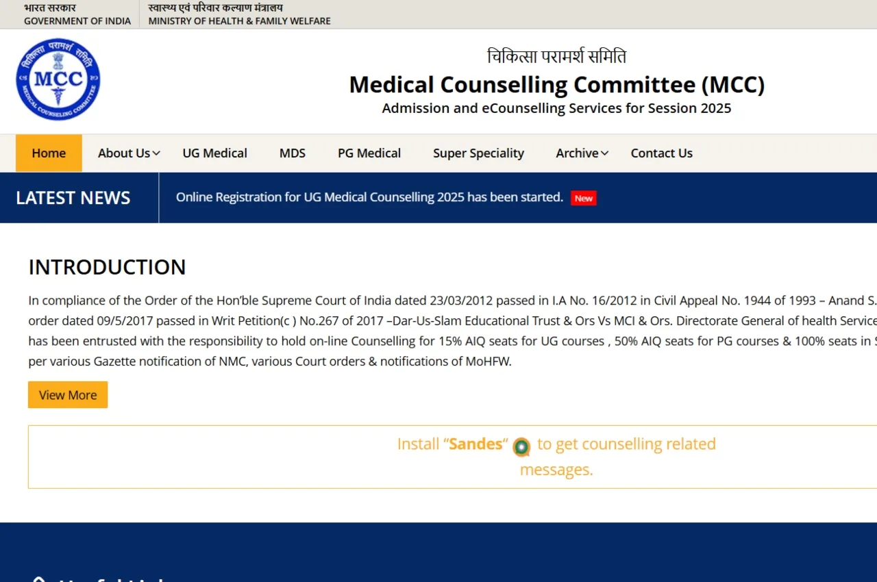 NEET PG Counselling 2026 Stray Vacancy Round – Revised Schedule Released mcc.nic.in - Times Bull