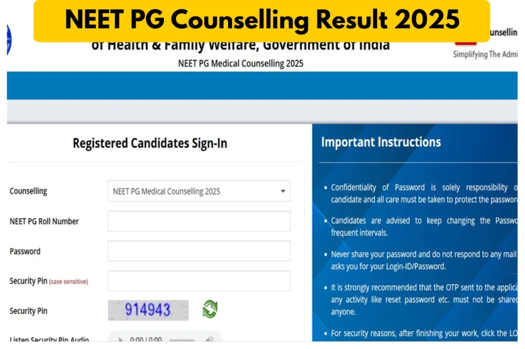 NEET PG Counselling 2025 – Get Direct Link Here to Download PDF Round 3 Seat Allotment at mcc.nic.in