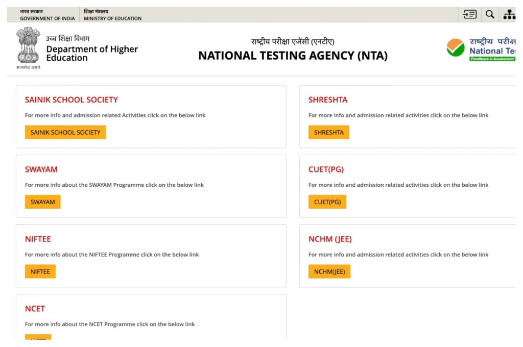 NIFTEE 2026 Admit Card Released – Direct Link to Download Hall Ticket at exams.nta.nic.in