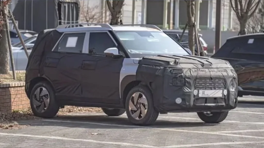 New Hyundai Exter Facelift 2026 spotted for first time – New technology, Fresh Styling and a Direct Rival to the Punch