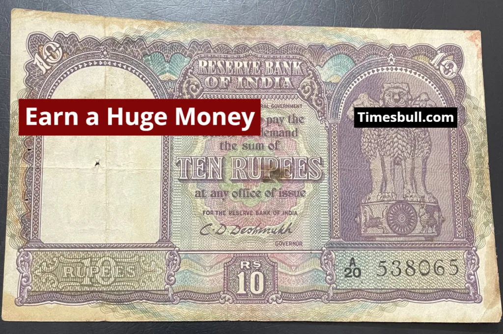 Old and Rare Note – If You Have This 10 Rupee Note, You Can Earn a Huge Money
