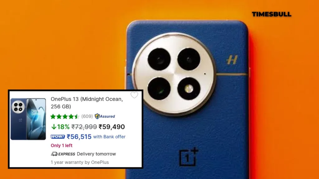 Flipkart Sale—OnePlus 13 5G Price Cut At Rs 13,000: Grab This Deal With 100W Fast Charging 1 Oneplus
