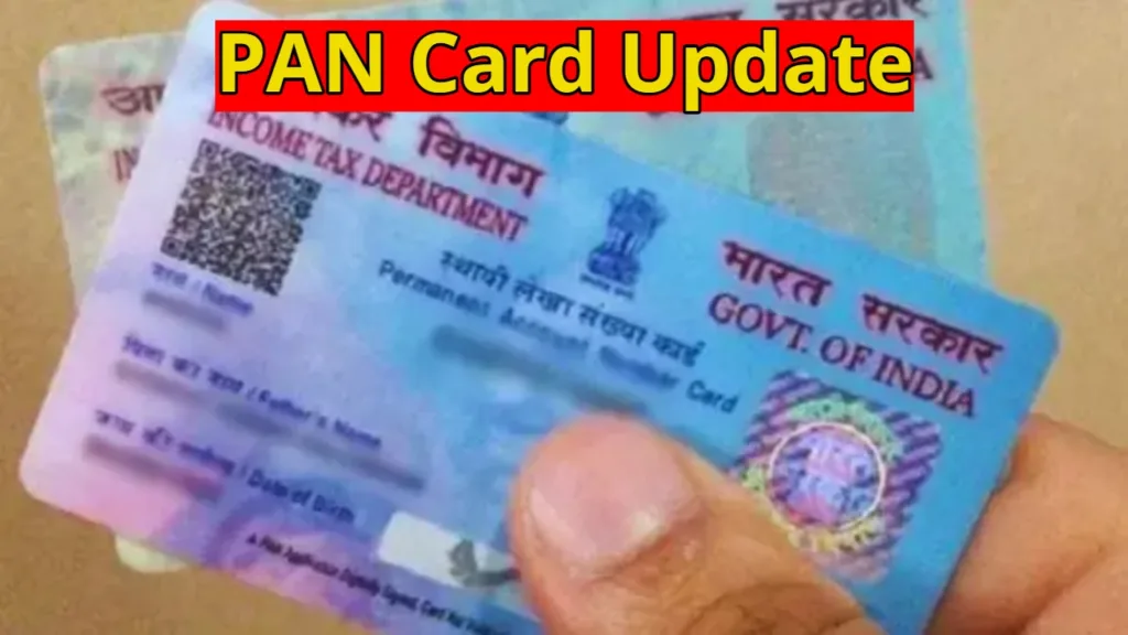 If Your PAN Card Becomes Inoperative, Refunds will be Blocked and Your Tax Burden will Increase 1 PAN Card Update