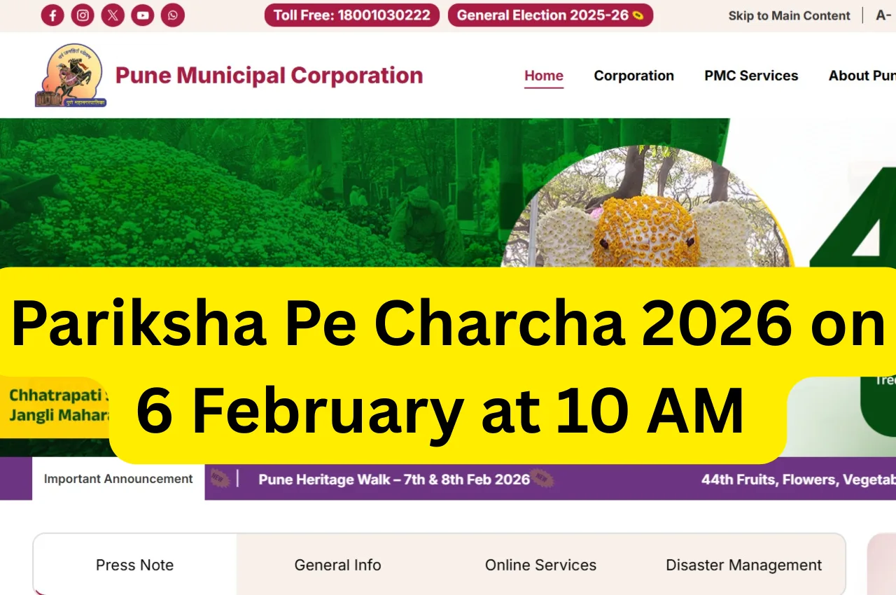Pariksha Pe Charcha 2026 on 6 February at 10 AM