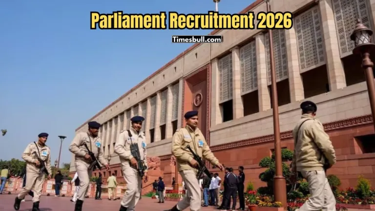 Parliament Recruitment 2026