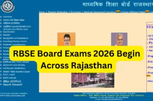 RBSE Board Exams 2026 Begin Across Rajasthan – Important Dates and Exam Guidelines