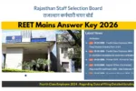 REET Mains Answer Key 2026