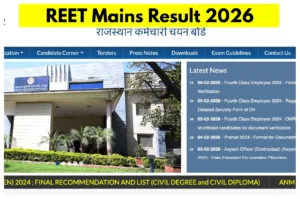 REET Mains Result 2026 - How to Download Scorecard at rssb.rajasthan.gov.in in Education category