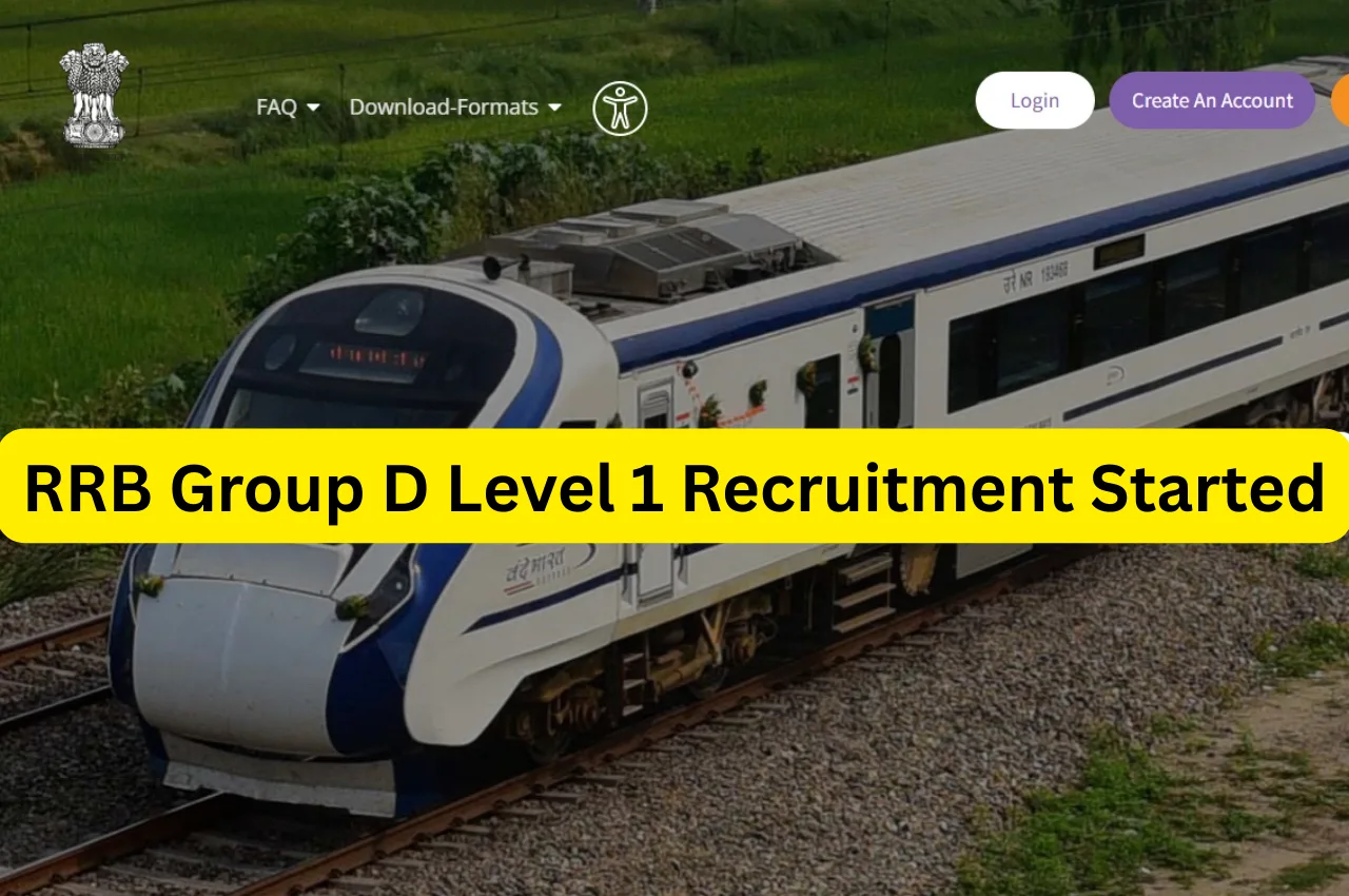 RRB Group D Level 1 Recruitment Started