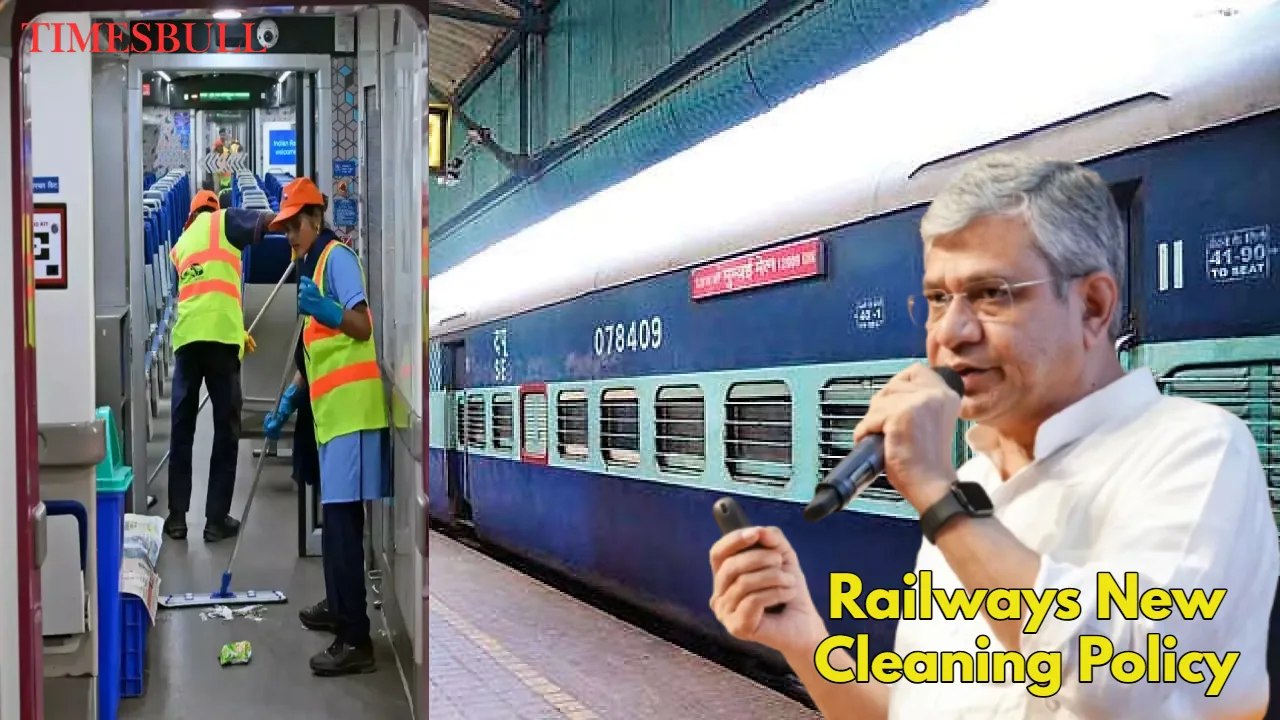 Indian Railways’ New Rule: Ashwini Vaishnav Announces Revolutionary On-Board Train Cleaning Plan