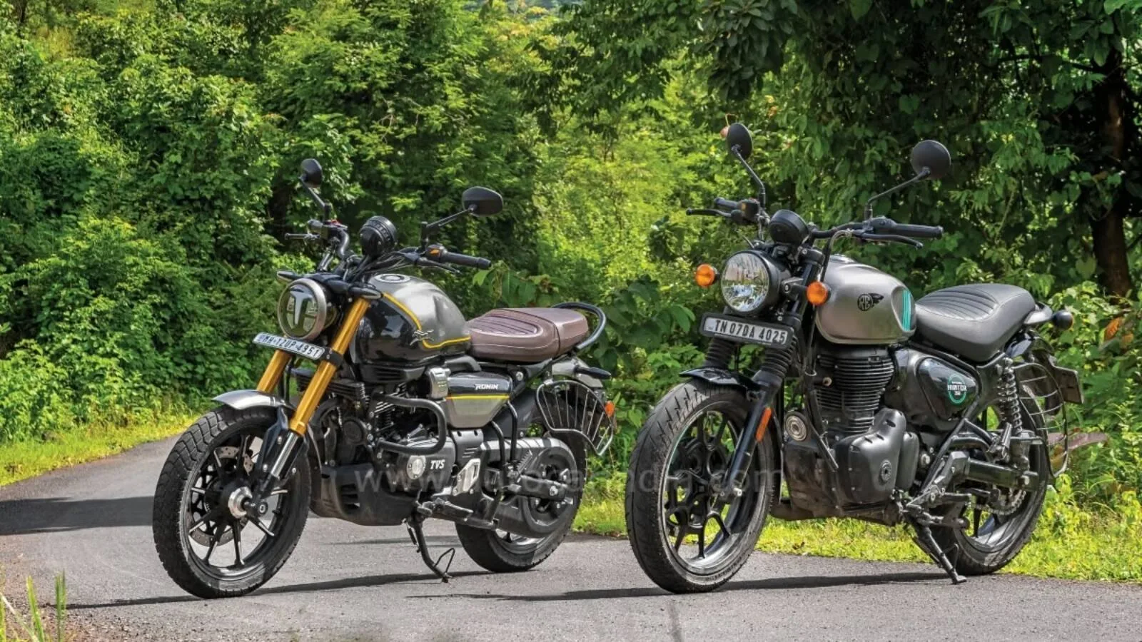 Royal Enfield Hunter 450 vs TVS Ronin 450