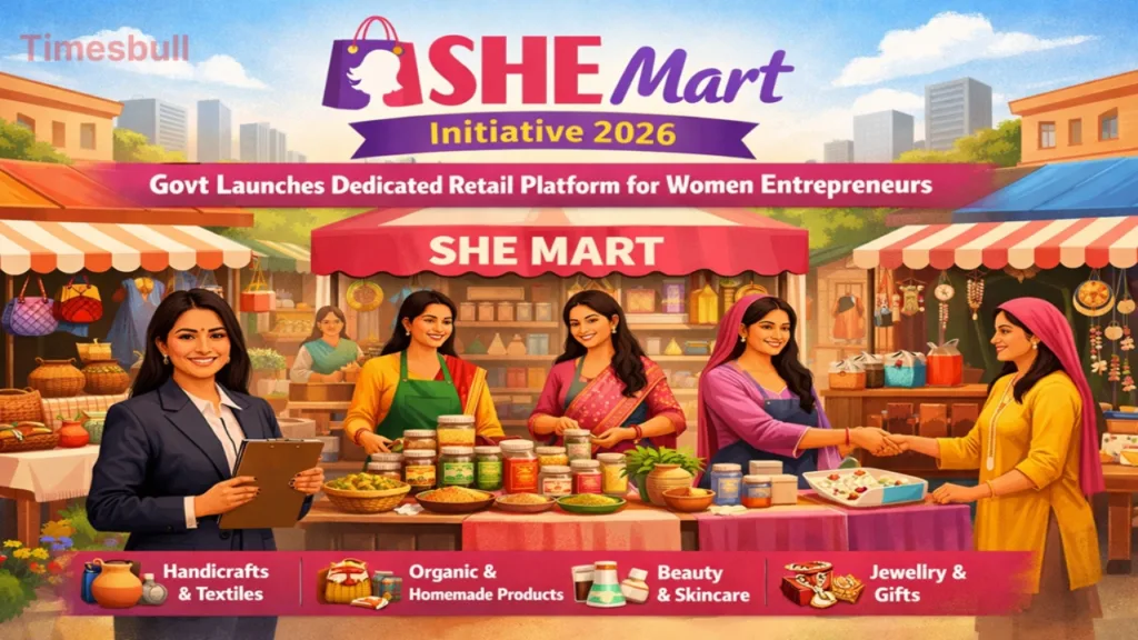 SHE Mart Initiative 2026: Govt Launches Dedicated Retail Platform for Women Entrepreneurs