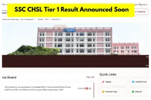 SSC CHSL Tier 1 Result 2025 - Direct Link to Download Merit List PDF at ssc.gov.in in Education category