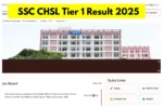 SSC CHSL Tier 1 Result 2025