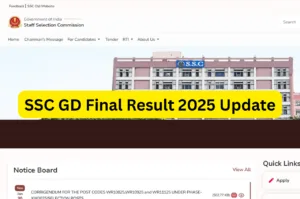 SSC GD Final Result 2025 Update - Withheld Result Verification Process Explained ssc.gov.in in Education category