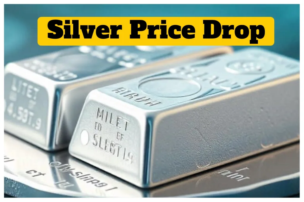 Silver Price Drop – Silver Falls ₹5,756 per Kg; Check Latest Rates in 5 Cities