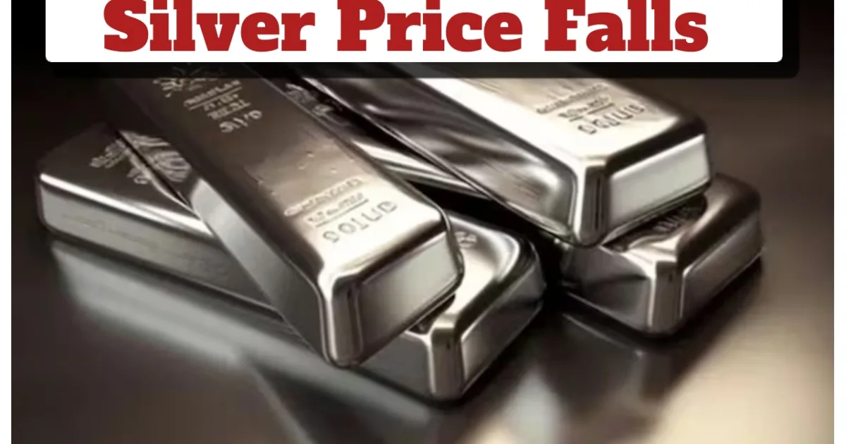 Silver Rate Crash – Price Falls 4% on MCX; Silver Drops ₹13,500 in Delhi Bullion Market