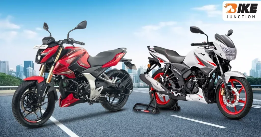 TVS Apache RTR 160 Hybrid vs Bajaj Pulsar N160 – Mileage, Features & Daily Ride Comparison