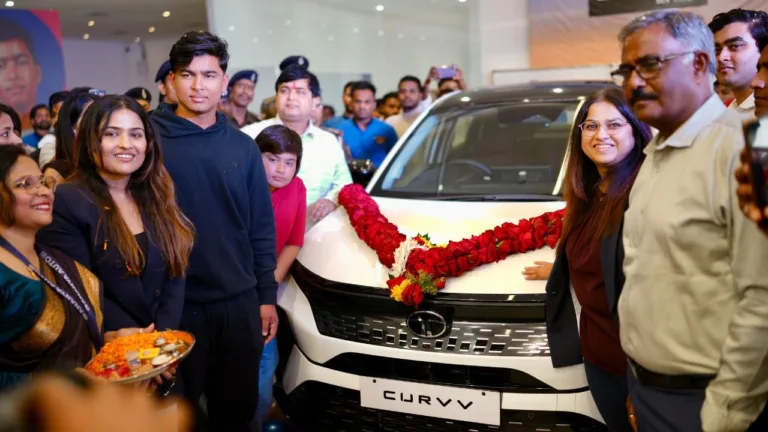 Tata Motors Gifted Vaibhav Sooryavanshi Tata Curvv