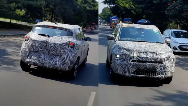 Tata Punch EV Facelift Spotted