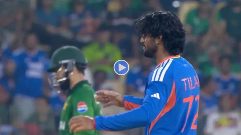 Tilak Varma Dismisses Shadab Khan on First Ball in India vs Pakistan T20 WC 2026