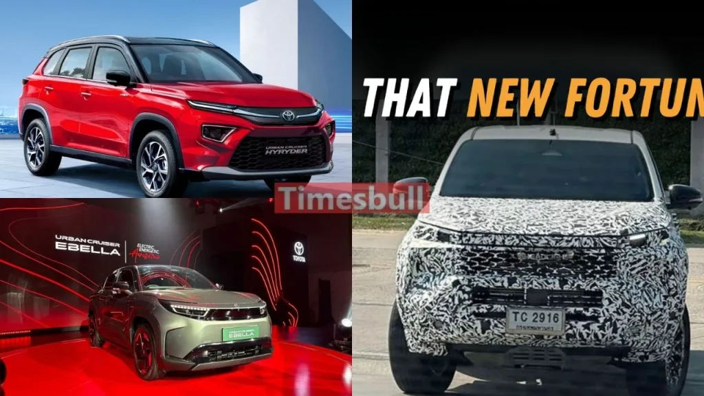 Toyota Upcoming SUVs 2026 – 3 New Toyota SUVs Set To Shake Up India