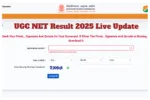 UGC NET Result 2025 Live Update