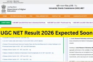 UGC NET Result 2026 Expected Soon – Assistant Professor JRF Scorecard Download ugcnet.nta.nic.